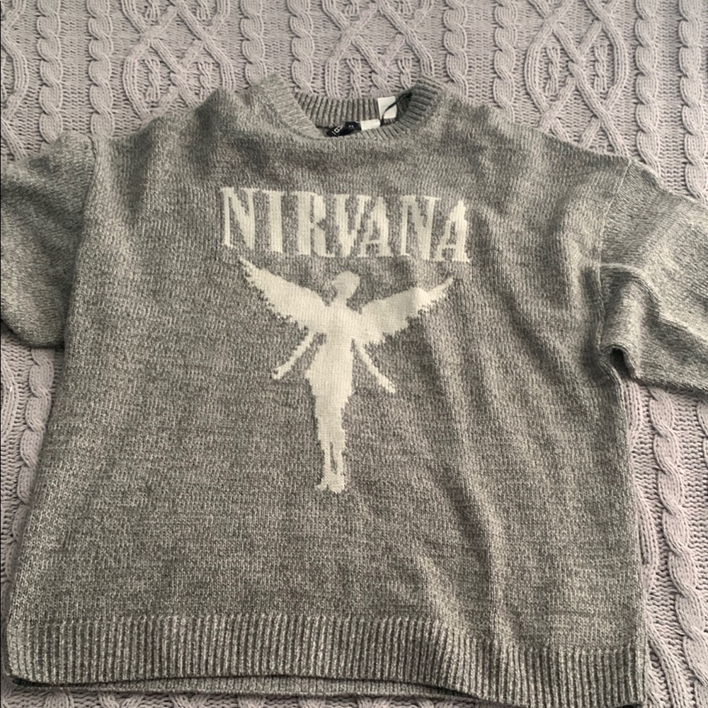 Nirvana Gray Sweater